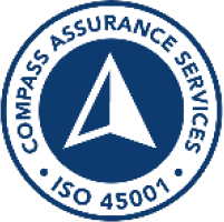 Compass Assurance ISO 45001 occupational health and safety certification logo